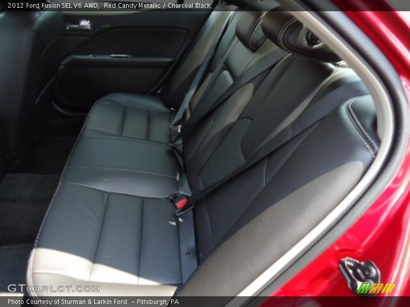 Red Candy Metallic / Charcoal Black 2012 Ford Fusion SEL V6 AWD