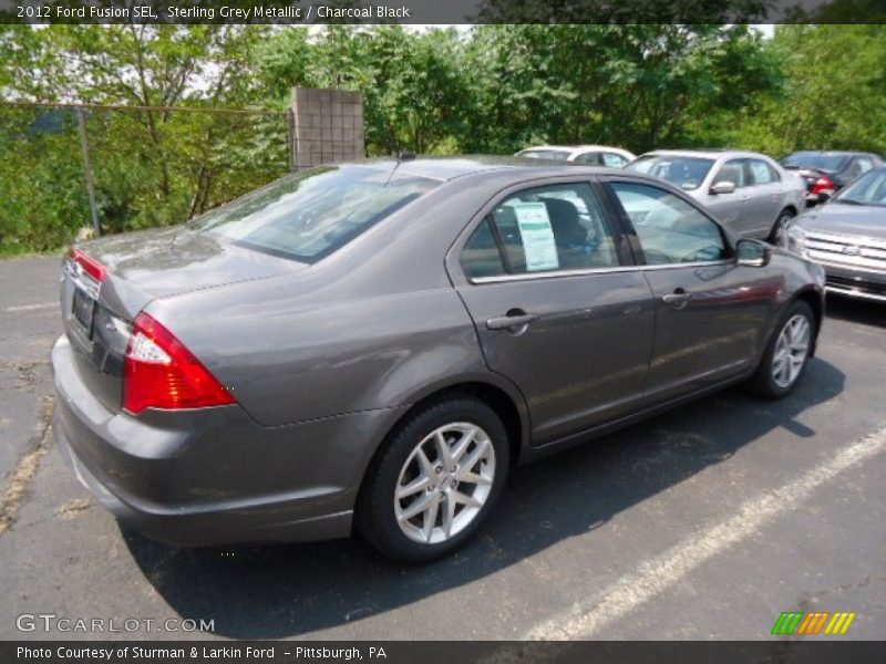 Sterling Grey Metallic / Charcoal Black 2012 Ford Fusion SEL