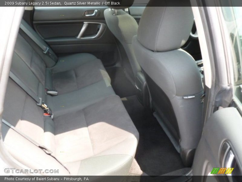 Quartz Silver Metallic / Off Black 2009 Subaru Legacy 2.5i Sedan