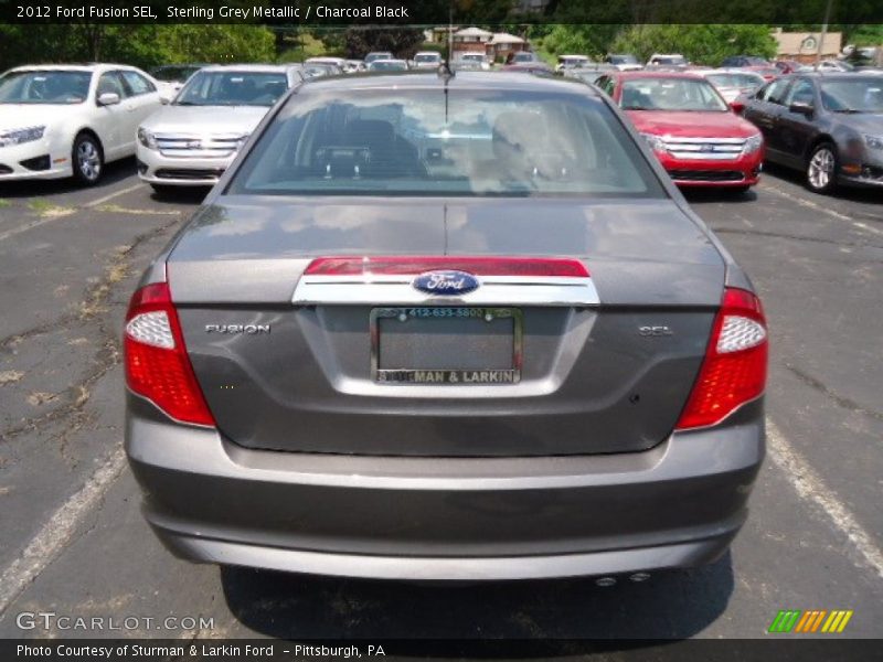 Sterling Grey Metallic / Charcoal Black 2012 Ford Fusion SEL