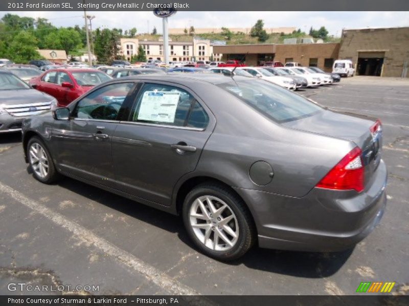 Sterling Grey Metallic / Charcoal Black 2012 Ford Fusion SEL