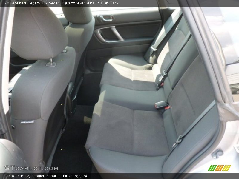 Quartz Silver Metallic / Off Black 2009 Subaru Legacy 2.5i Sedan
