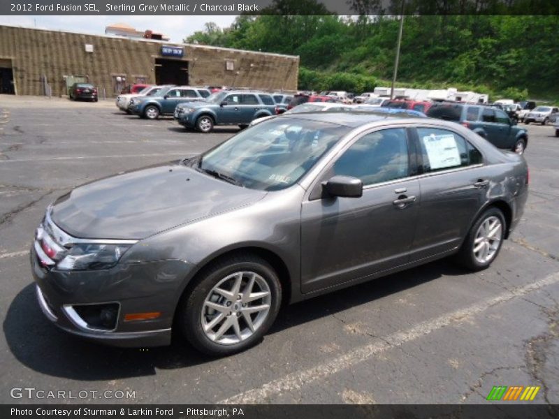 Sterling Grey Metallic / Charcoal Black 2012 Ford Fusion SEL