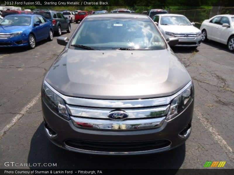 Sterling Grey Metallic / Charcoal Black 2012 Ford Fusion SEL