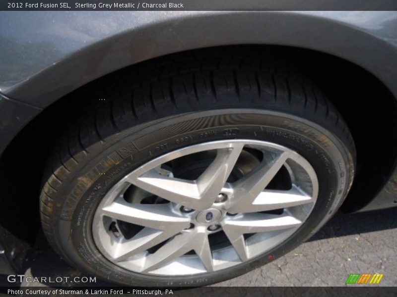 Sterling Grey Metallic / Charcoal Black 2012 Ford Fusion SEL