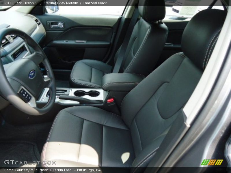 Sterling Grey Metallic / Charcoal Black 2012 Ford Fusion SEL