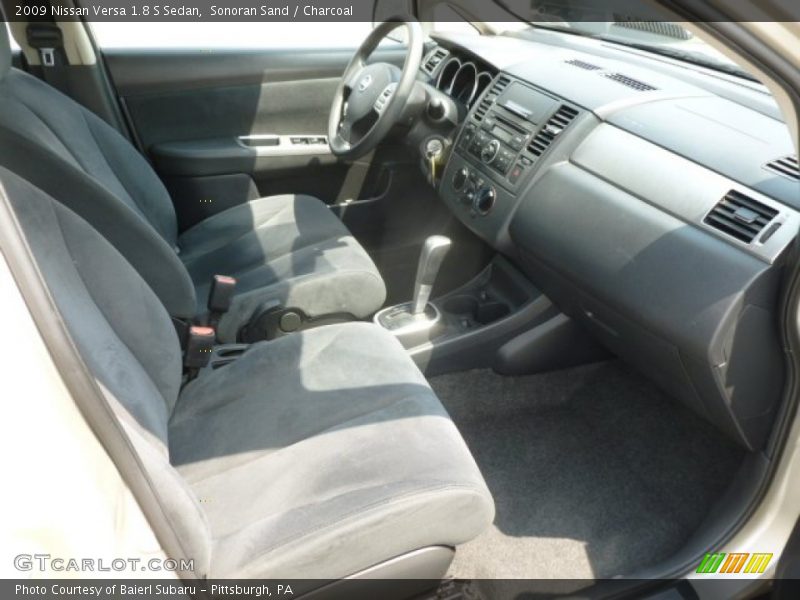 Sonoran Sand / Charcoal 2009 Nissan Versa 1.8 S Sedan