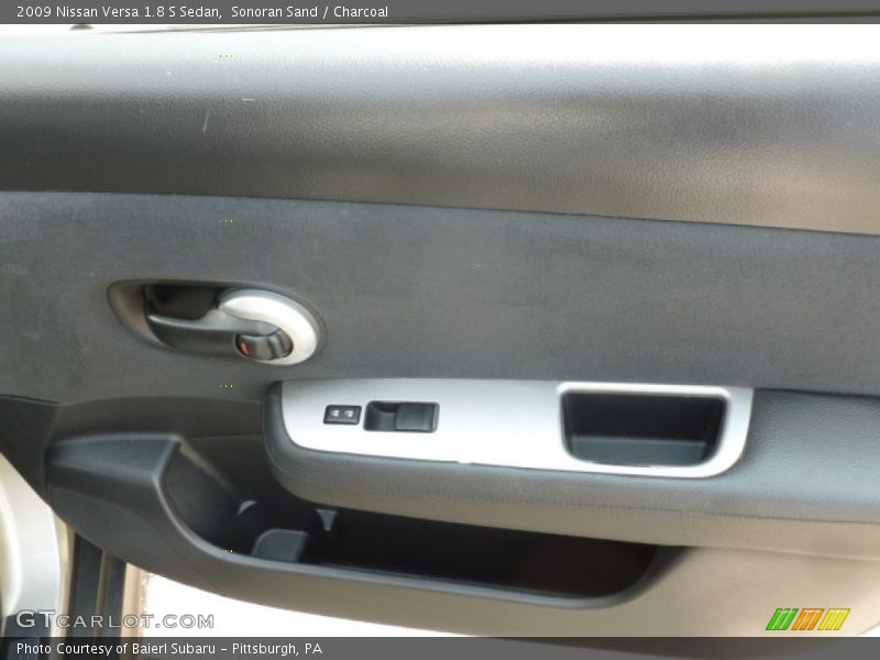 Sonoran Sand / Charcoal 2009 Nissan Versa 1.8 S Sedan