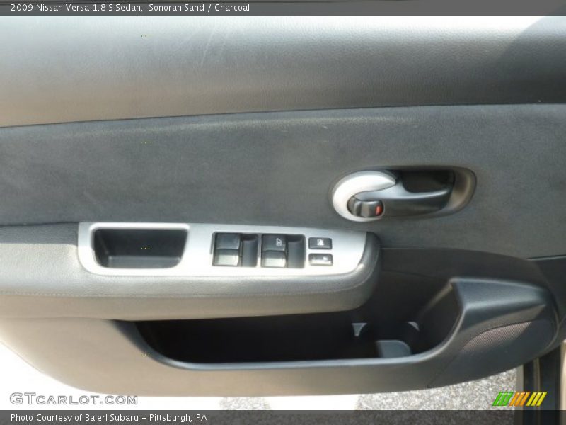 Sonoran Sand / Charcoal 2009 Nissan Versa 1.8 S Sedan