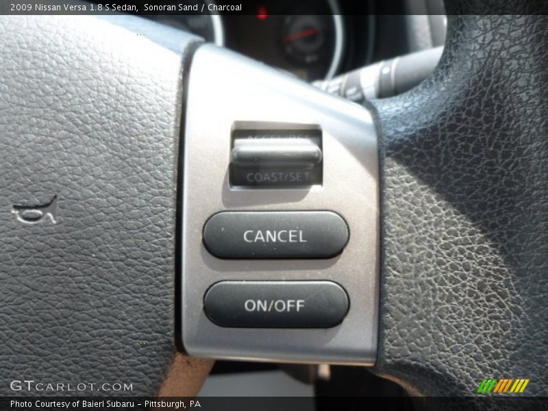 Sonoran Sand / Charcoal 2009 Nissan Versa 1.8 S Sedan