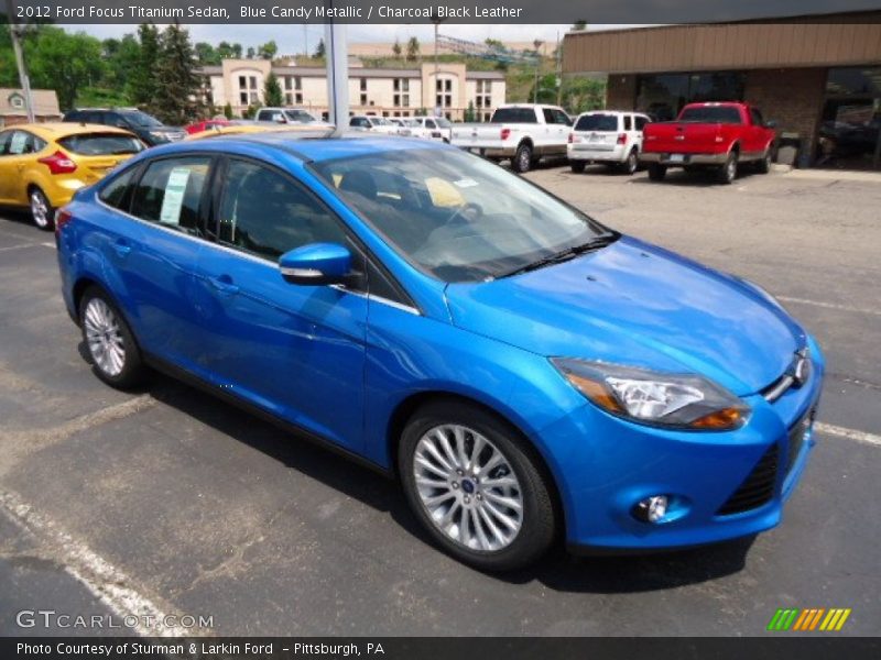 Front 3/4 View of 2012 Focus Titanium Sedan