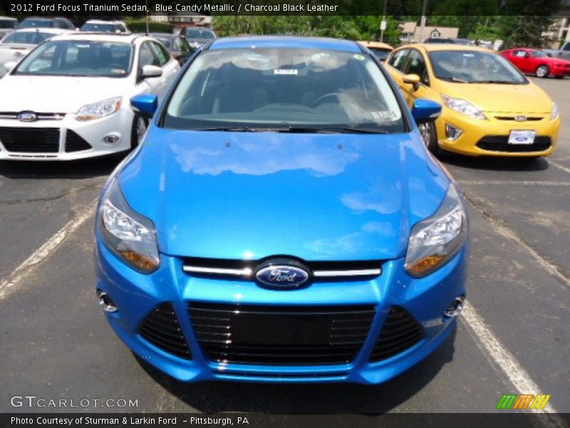  2012 Focus Titanium Sedan Blue Candy Metallic
