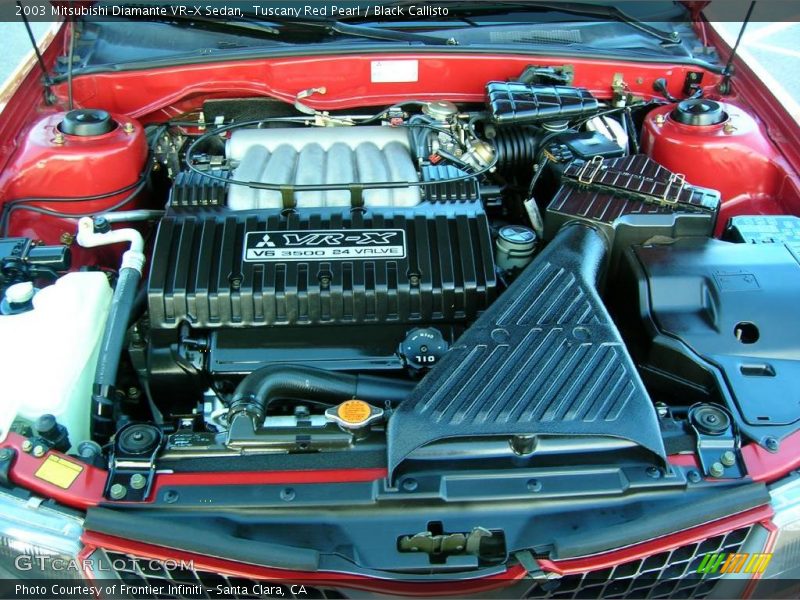 Tuscany Red Pearl / Black Callisto 2003 Mitsubishi Diamante VR-X Sedan