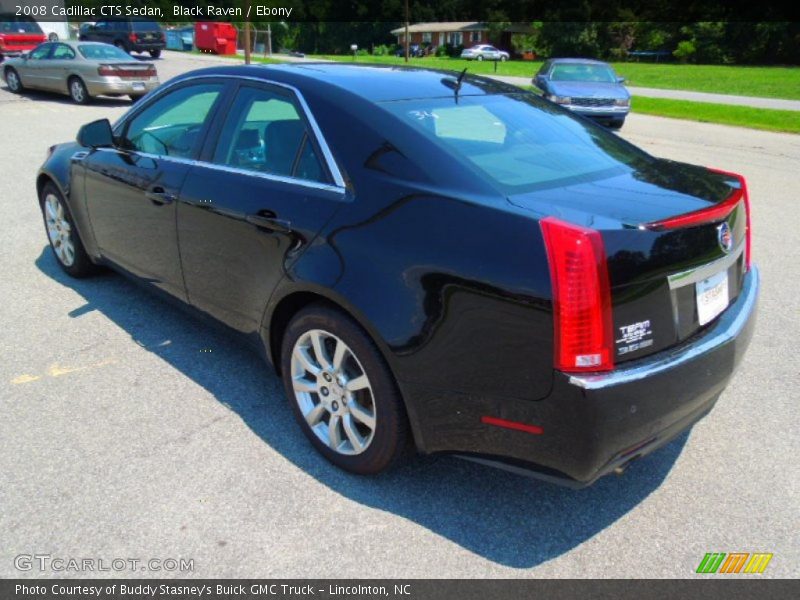 Black Raven / Ebony 2008 Cadillac CTS Sedan