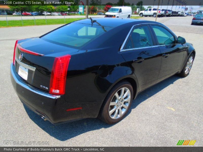 Black Raven / Ebony 2008 Cadillac CTS Sedan