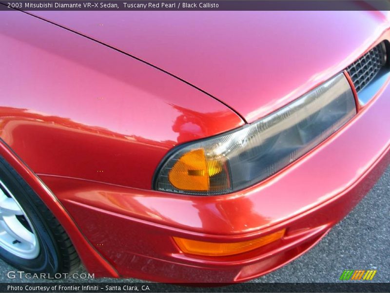 Tuscany Red Pearl / Black Callisto 2003 Mitsubishi Diamante VR-X Sedan