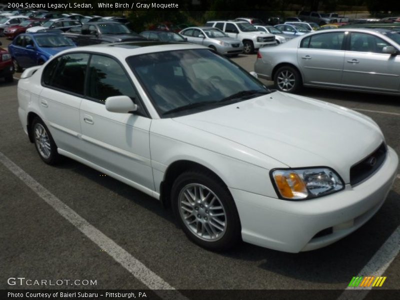 White Birch / Gray Moquette 2004 Subaru Legacy L Sedan