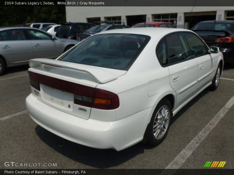 White Birch / Gray Moquette 2004 Subaru Legacy L Sedan