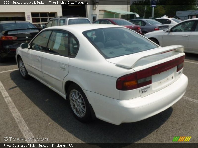 White Birch / Gray Moquette 2004 Subaru Legacy L Sedan