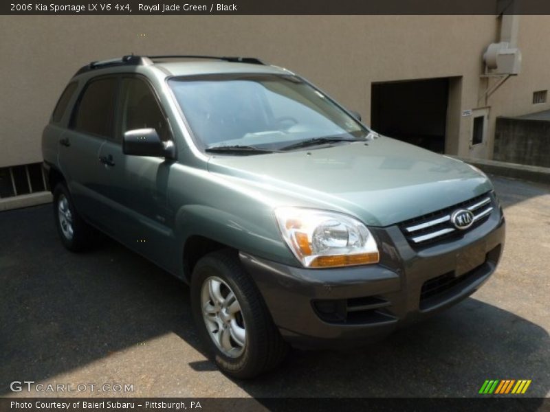 Royal Jade Green / Black 2006 Kia Sportage LX V6 4x4