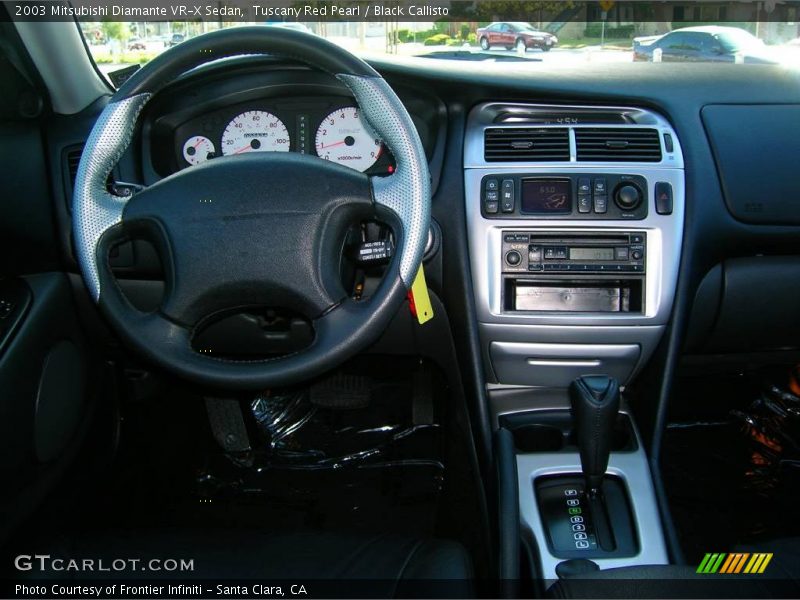 Tuscany Red Pearl / Black Callisto 2003 Mitsubishi Diamante VR-X Sedan
