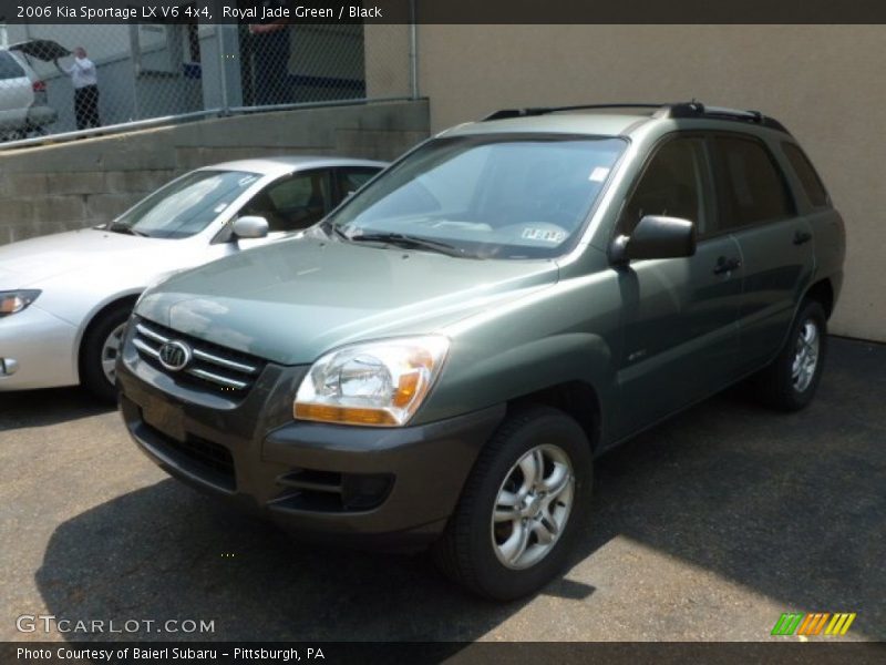 Royal Jade Green / Black 2006 Kia Sportage LX V6 4x4