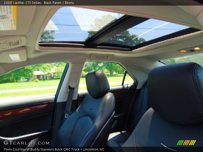 Sunroof of 2008 CTS Sedan