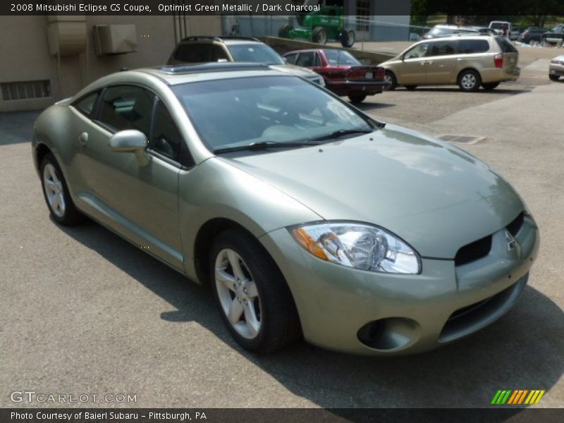 Optimist Green Metallic / Dark Charcoal 2008 Mitsubishi Eclipse GS Coupe