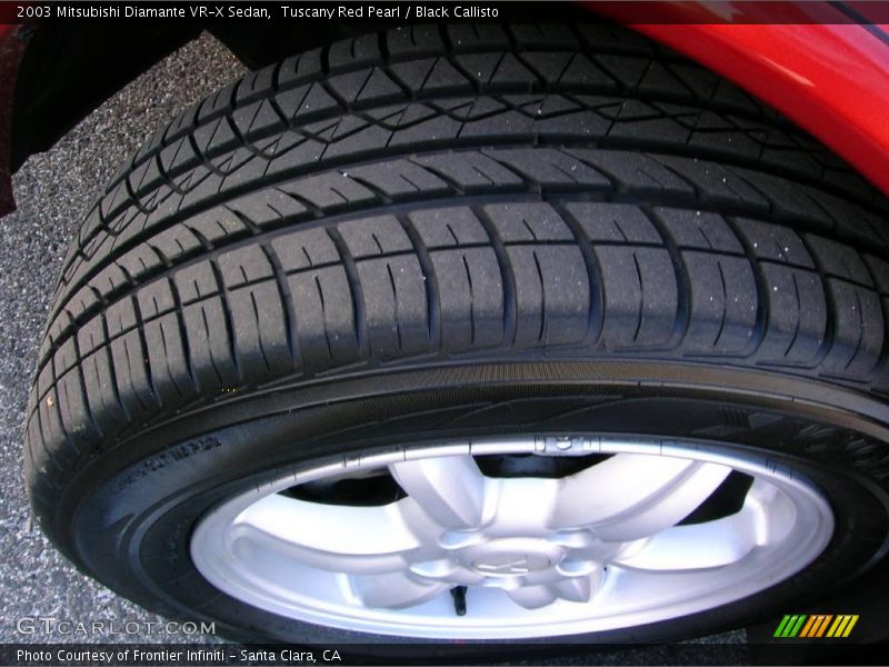 Tuscany Red Pearl / Black Callisto 2003 Mitsubishi Diamante VR-X Sedan