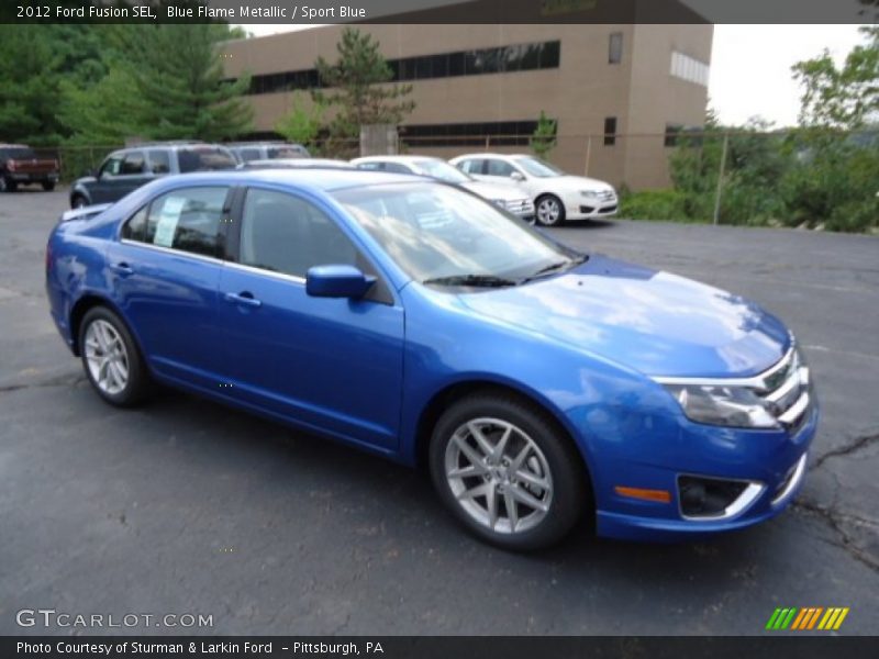 Blue Flame Metallic / Sport Blue 2012 Ford Fusion SEL