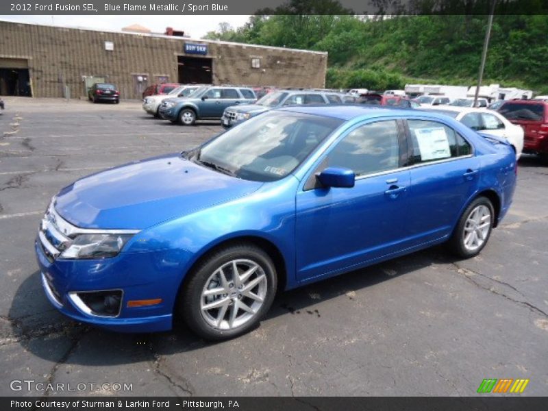 Blue Flame Metallic / Sport Blue 2012 Ford Fusion SEL