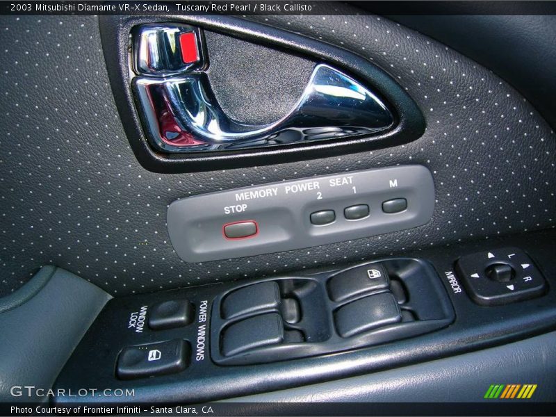 Tuscany Red Pearl / Black Callisto 2003 Mitsubishi Diamante VR-X Sedan