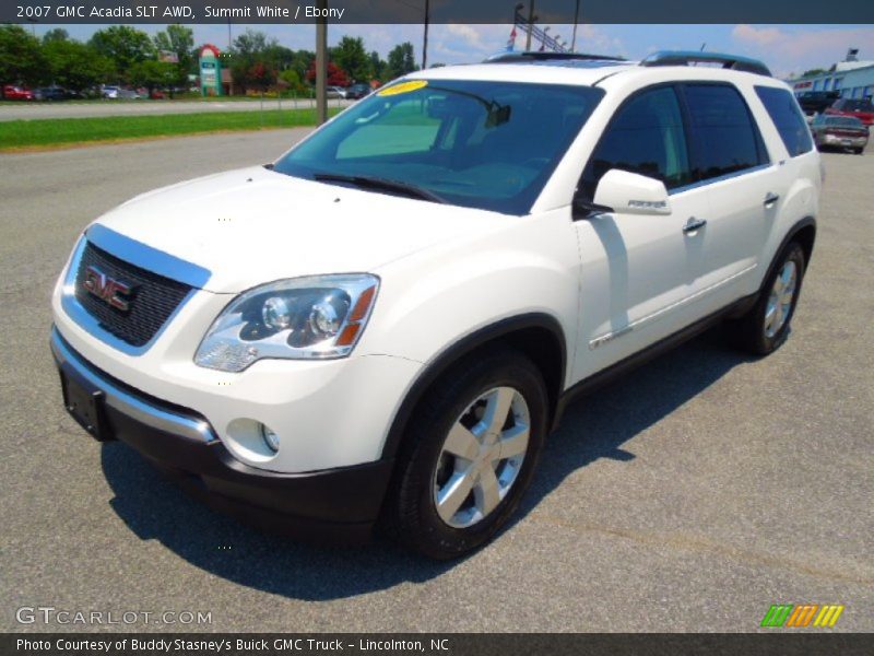 Summit White / Ebony 2007 GMC Acadia SLT AWD