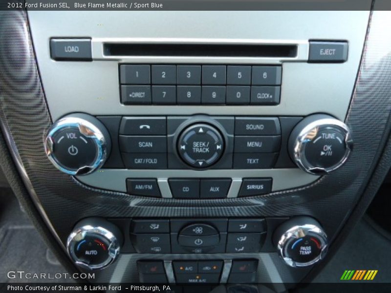 Blue Flame Metallic / Sport Blue 2012 Ford Fusion SEL