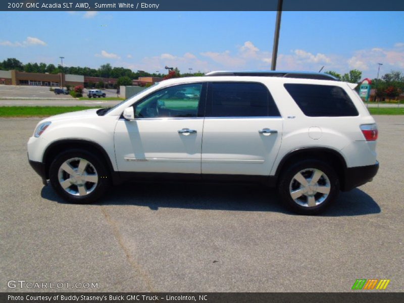 Summit White / Ebony 2007 GMC Acadia SLT AWD