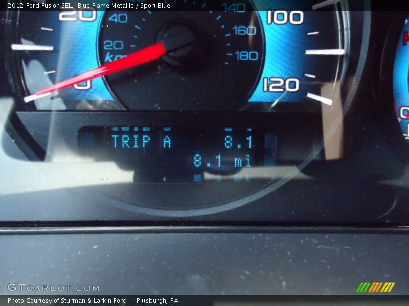 Blue Flame Metallic / Sport Blue 2012 Ford Fusion SEL