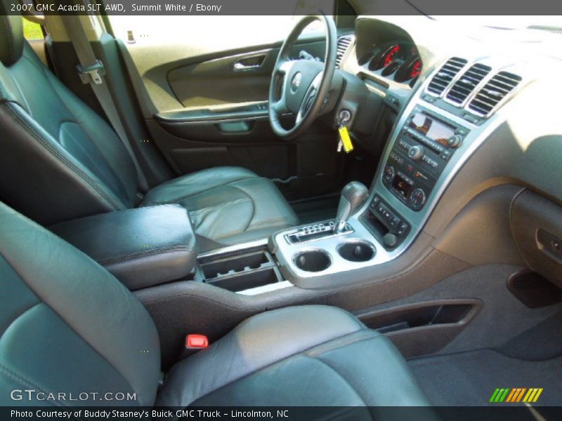 Summit White / Ebony 2007 GMC Acadia SLT AWD