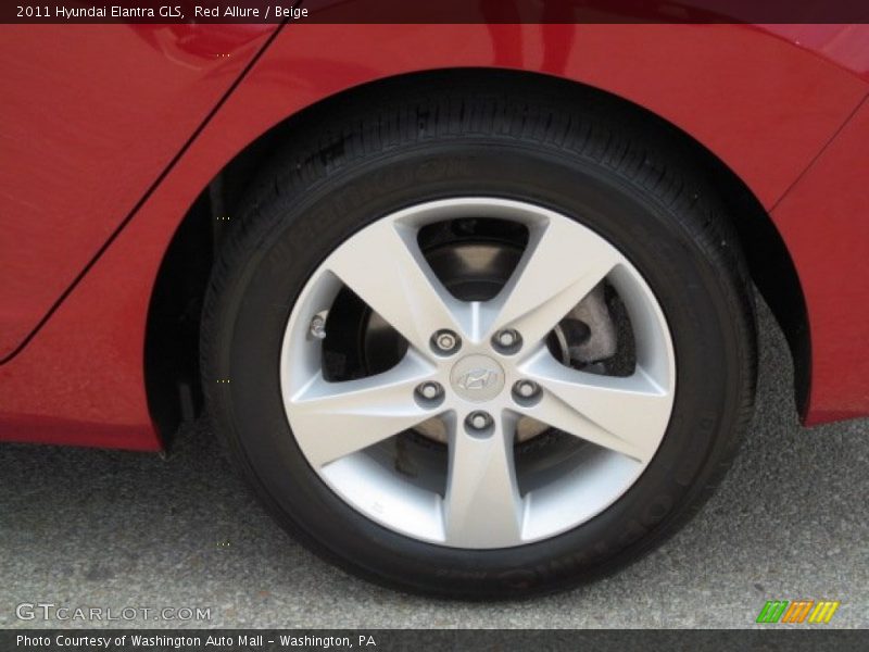 Red Allure / Beige 2011 Hyundai Elantra GLS