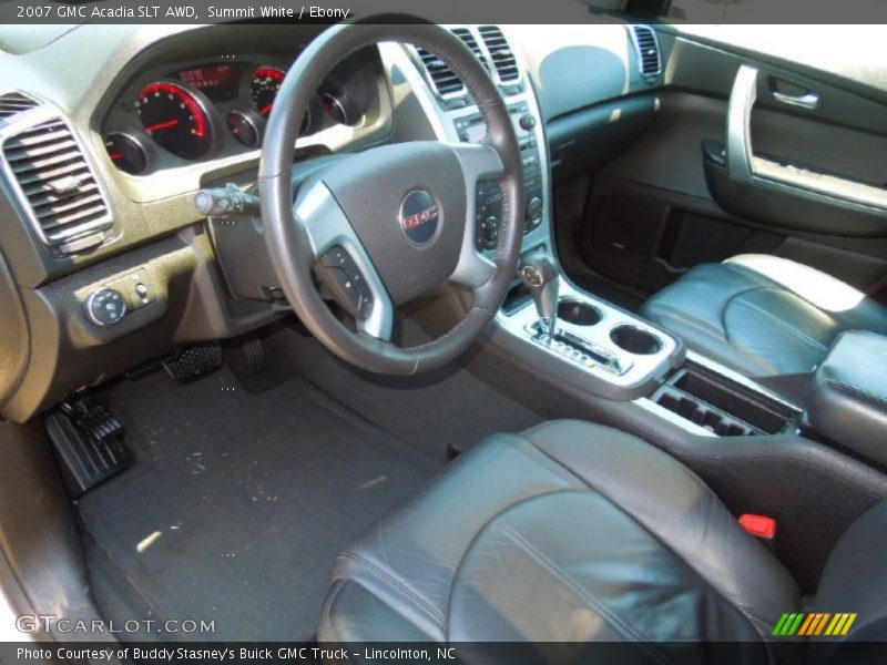 Summit White / Ebony 2007 GMC Acadia SLT AWD