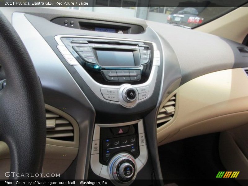 Red Allure / Beige 2011 Hyundai Elantra GLS