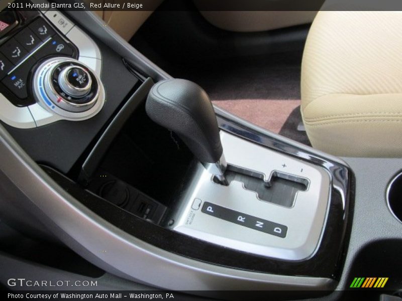 Red Allure / Beige 2011 Hyundai Elantra GLS