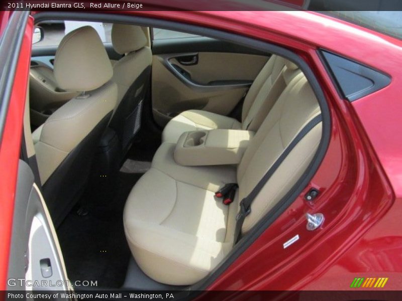 Red Allure / Beige 2011 Hyundai Elantra GLS