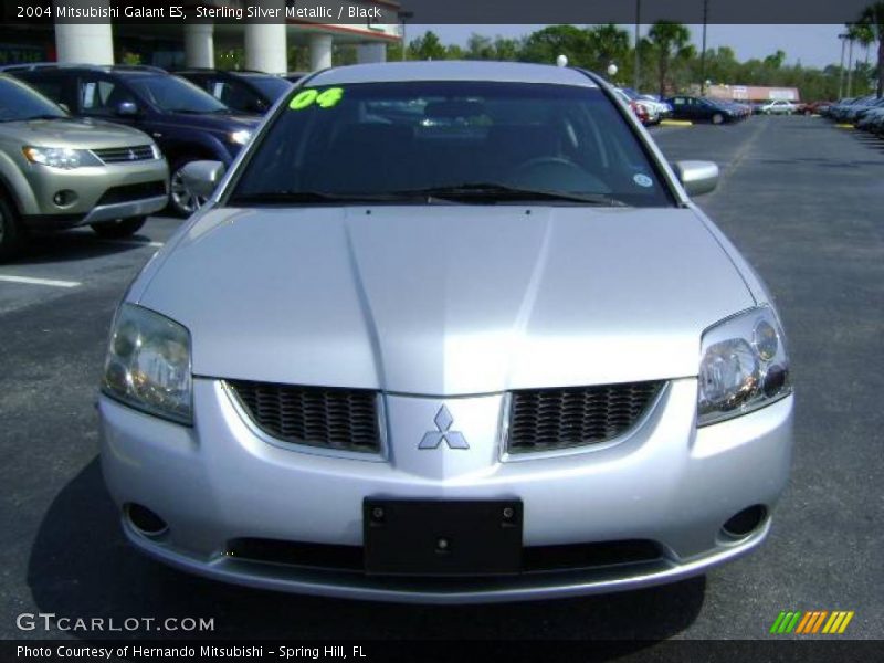 Sterling Silver Metallic / Black 2004 Mitsubishi Galant ES