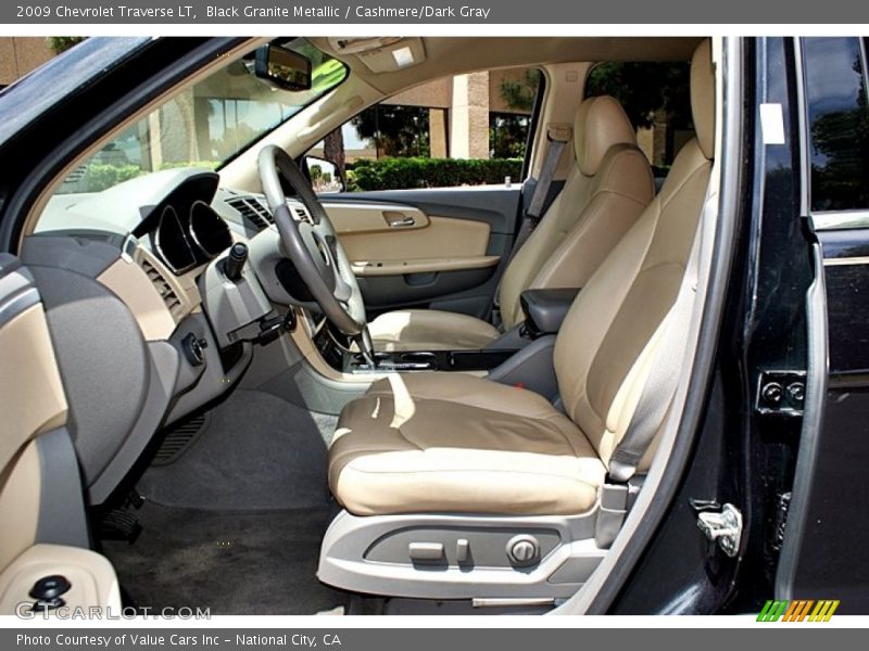 Front Seat of 2009 Traverse LT