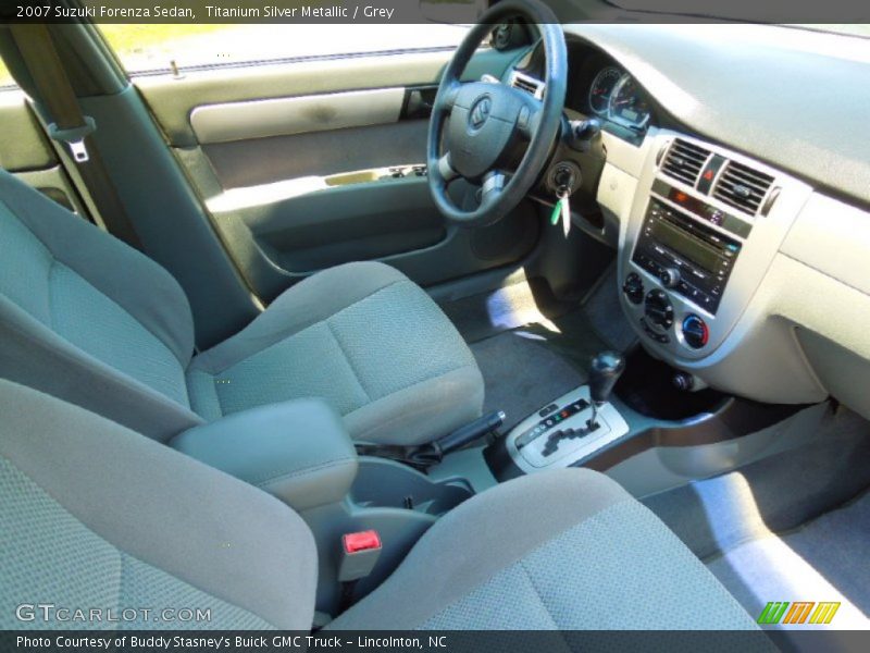 Titanium Silver Metallic / Grey 2007 Suzuki Forenza Sedan