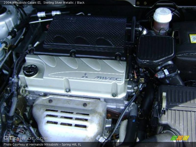 Sterling Silver Metallic / Black 2004 Mitsubishi Galant ES