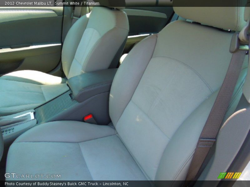 Summit White / Titanium 2012 Chevrolet Malibu LT
