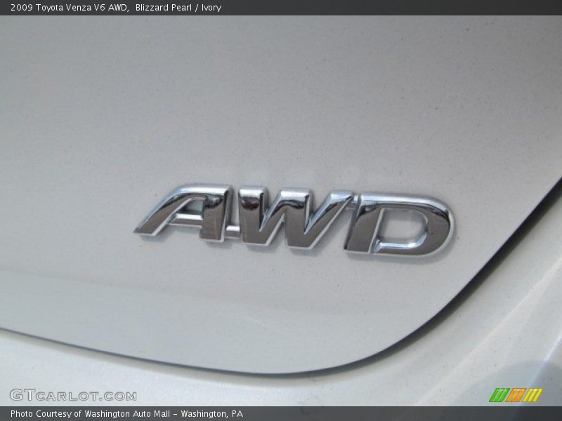 Blizzard Pearl / Ivory 2009 Toyota Venza V6 AWD