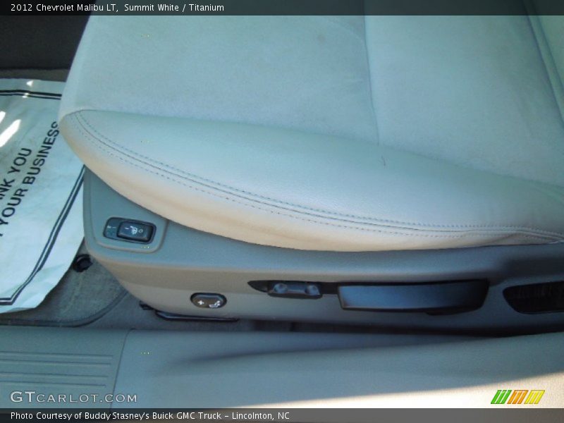 Summit White / Titanium 2012 Chevrolet Malibu LT