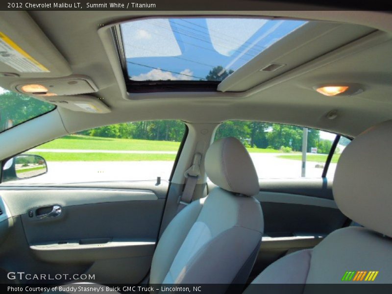 Summit White / Titanium 2012 Chevrolet Malibu LT